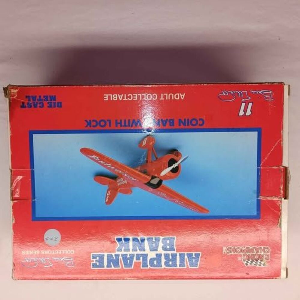 Racing Champions Budweiser Bill Elliott Airplane Bank